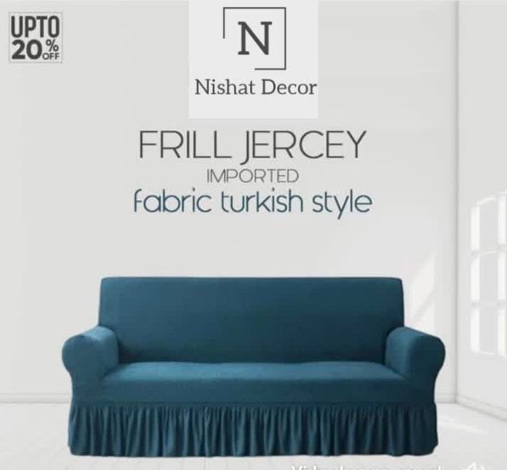 Sofa Cover Turkish Style in Micro Mash Stuff ( Standard Size ) Daraz.pk