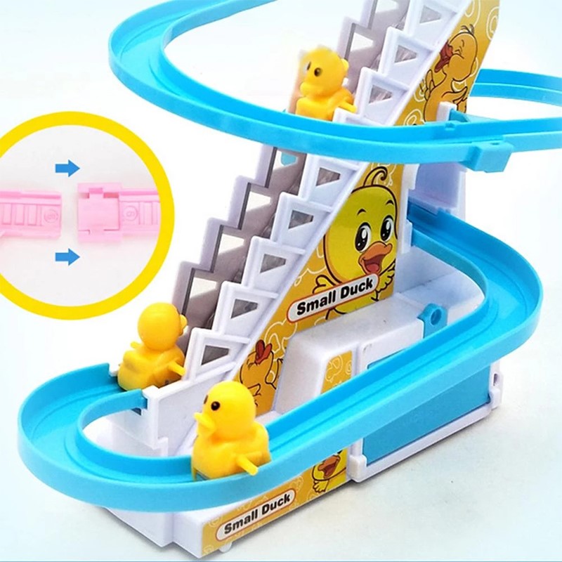 Cartoon Duck Climbing Stairs Toy Perfect Electronic Gift for Kids