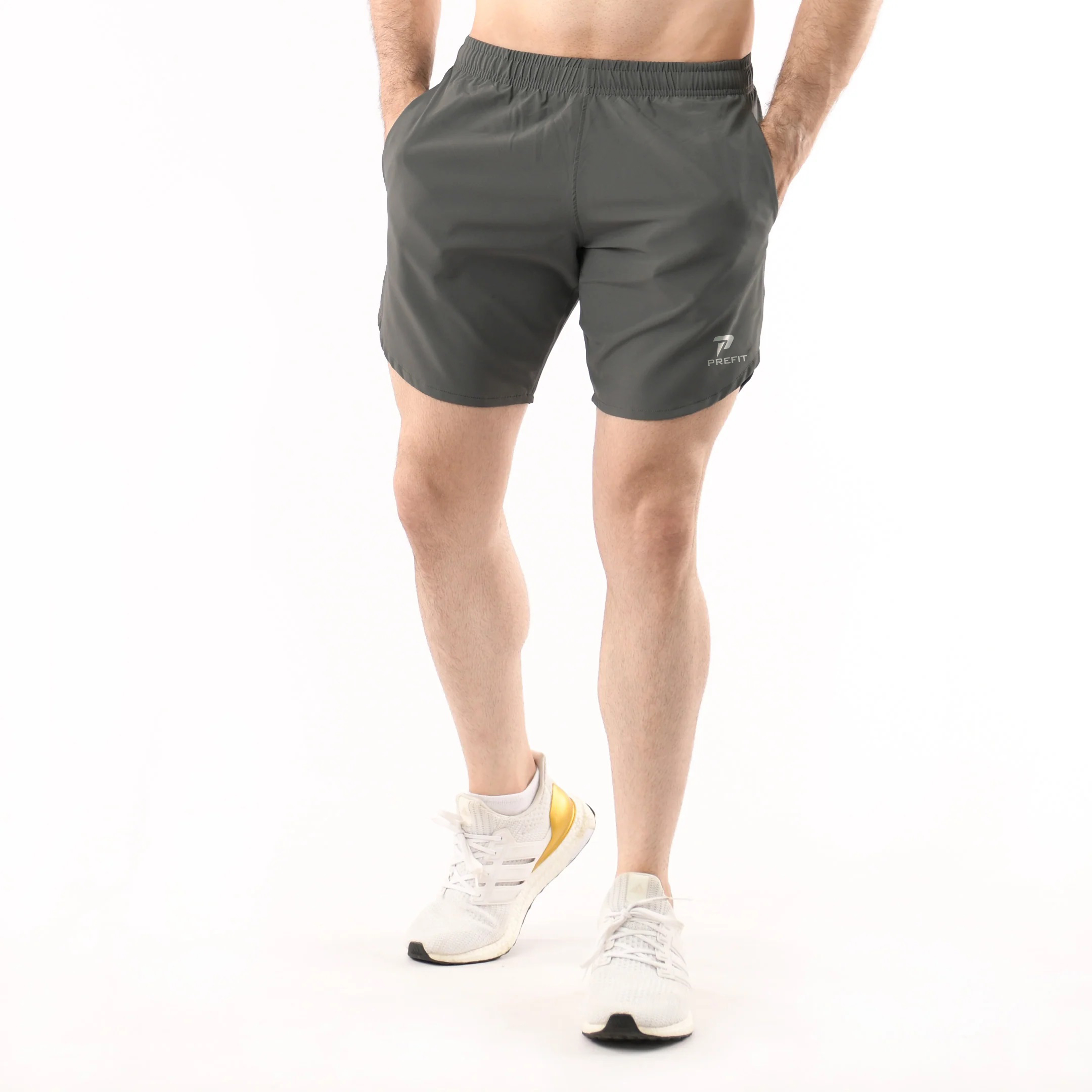 Men Performance Running Sports Shorts Gym Fitness Football