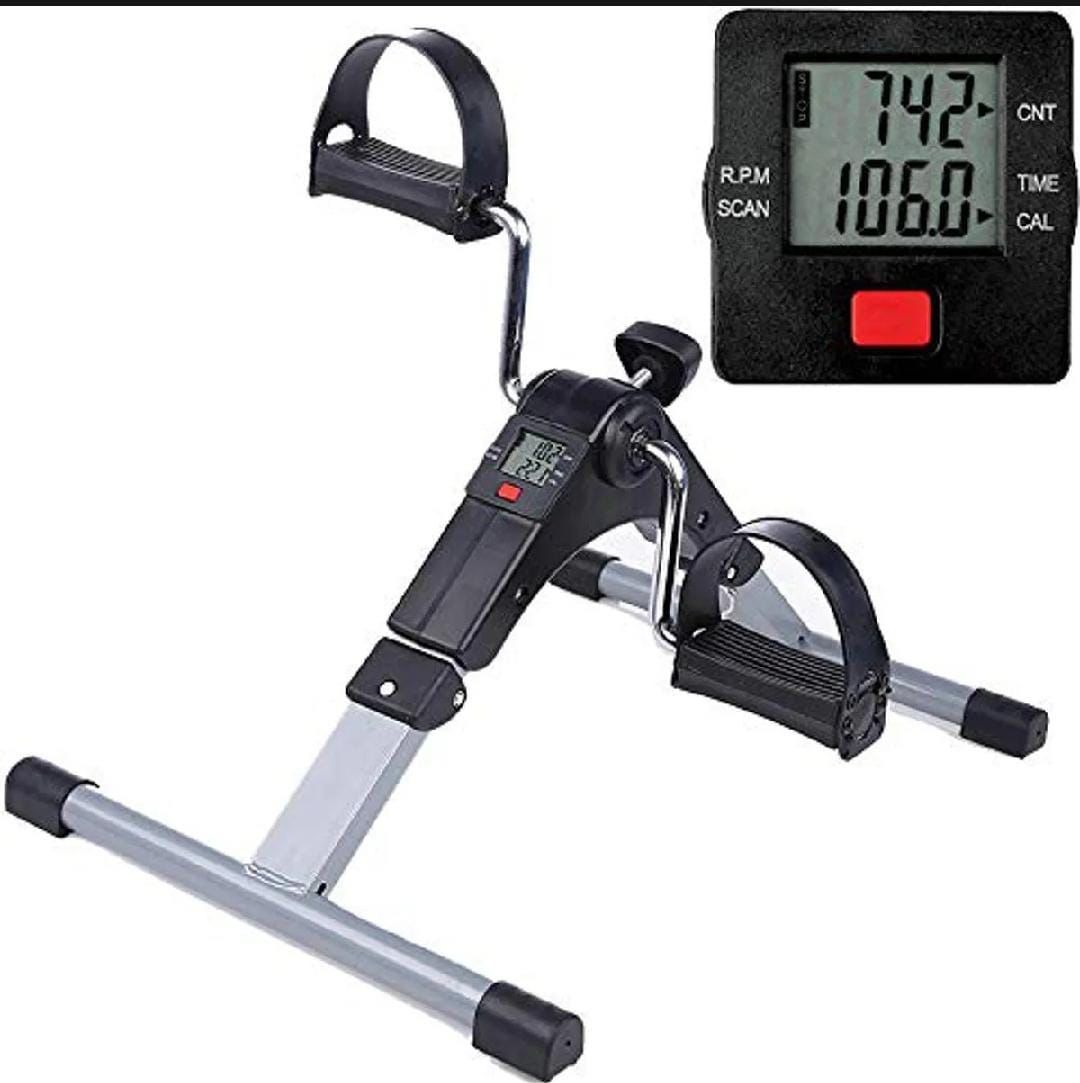 Exercise Cycle  Portable Pedal Exerciser  Digital Display Monitor  Arm & Leg Workout Machine  Compact Fitness Equipment for Home, Office & Physical Therapy  Adjustable Resistance  Low Impact Exercise Bike By AIMS MART