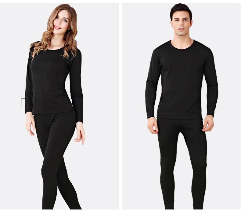 New Thermal Underwear Set Men Winter Long Johns Keep Warm Suit Two Pieces Inner Wear