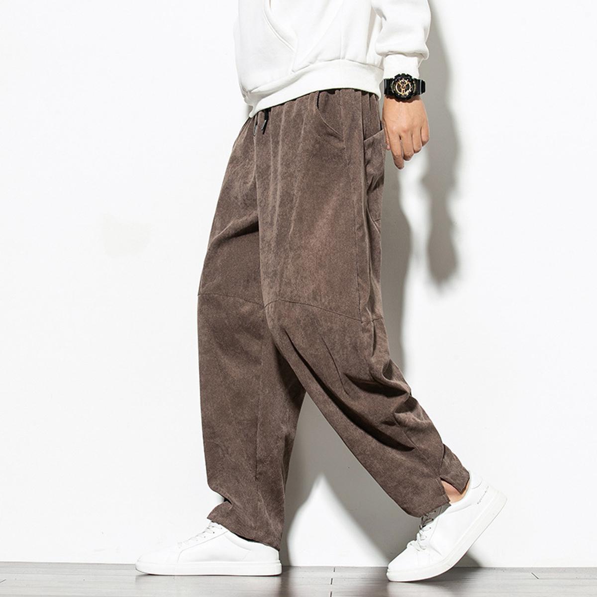 LIDNM SUNBURN AGED CORDUROY PANTS L size Yfashion Men Corduroy 