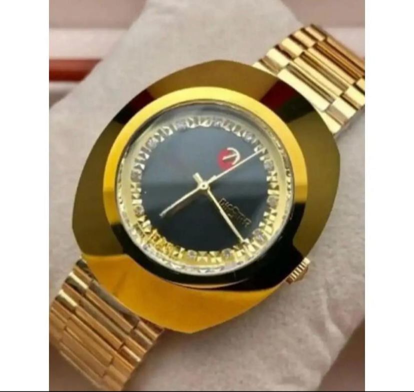 Mega Deal Men's Gift Gold Color Mechanical Waterproof Wrist Watch For Men's Business Watch Gift For Family & Friends