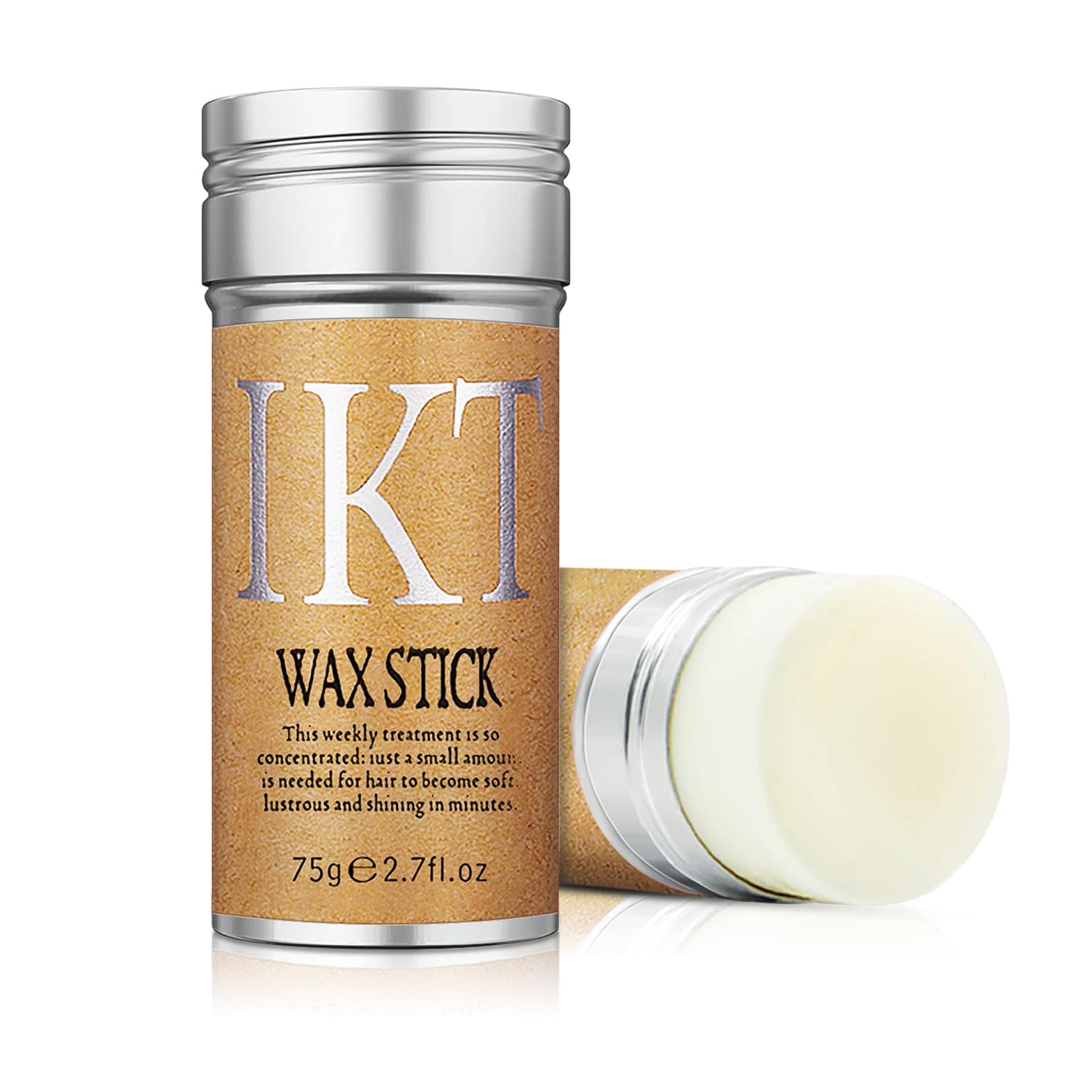 Hair Wax Stick,Professional Strong Hold Hair Styling Gel,Slick Stick Hair Pomade for Flyaways and Edge Frizz Hair,Non-greasy Long Lasting Gels Hair Cares Make Broken Hair Look Neat & Tidy 75 gram
