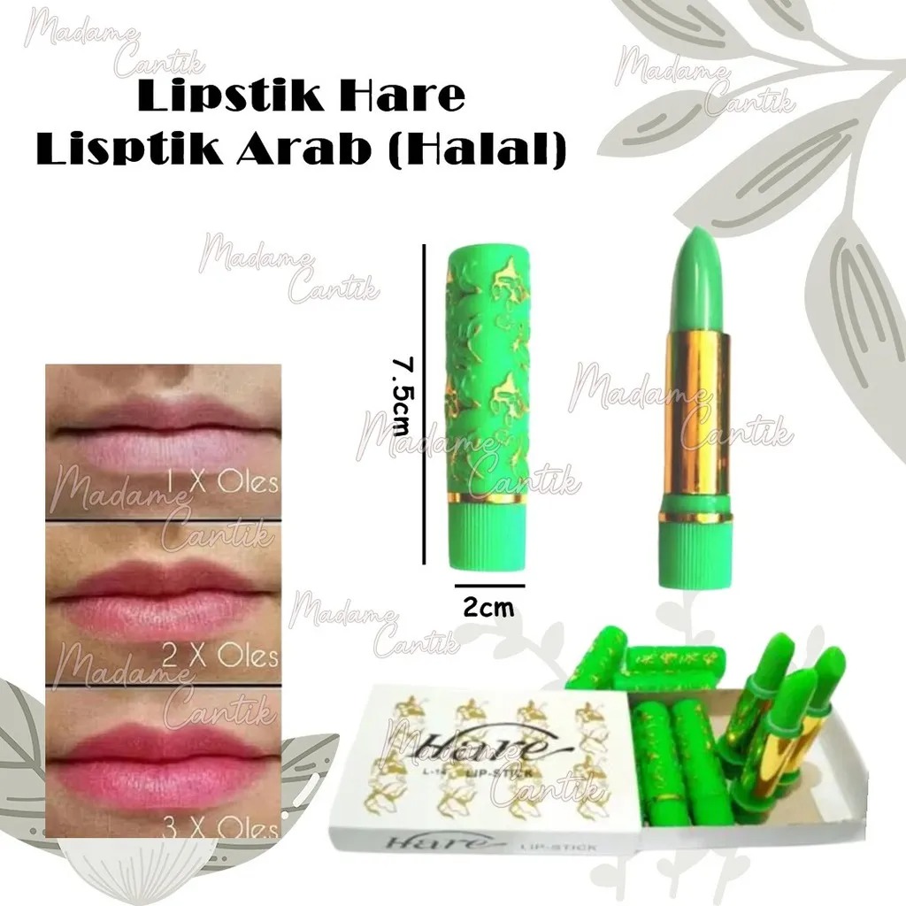 Magic Lipstick - Natural Lip Color Green Lipstick - Color change with Temperature