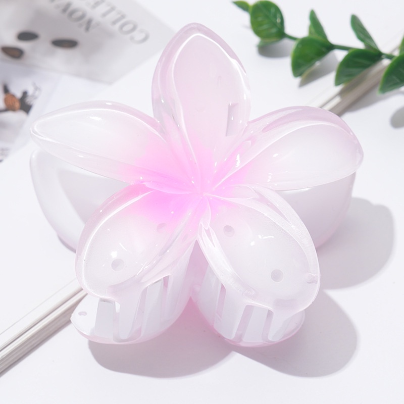 Enacolor Korean Flower Hair Clip Candy Color Hair Claw for Women Catch