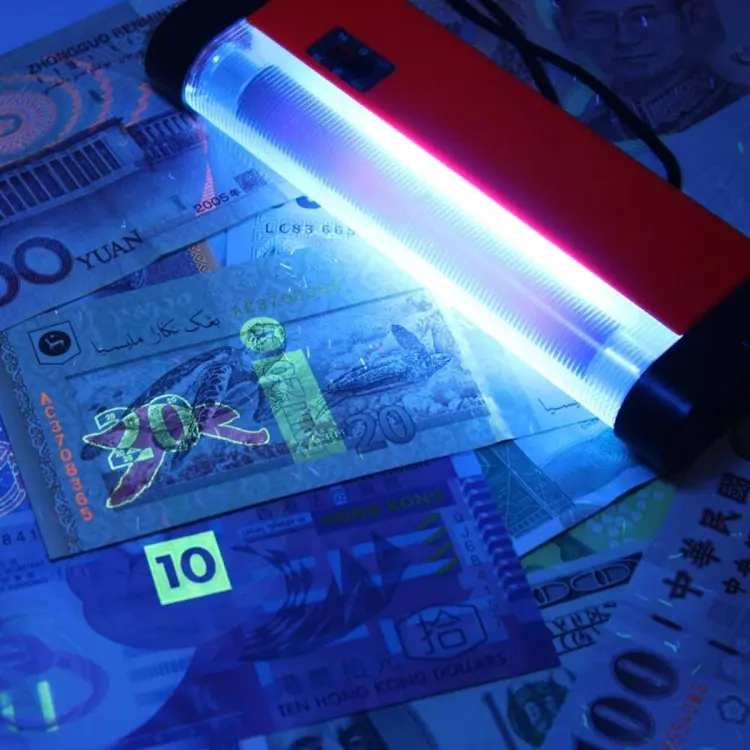 Ultraviolet Light Counterfeit Money Detector Shelly Lighting