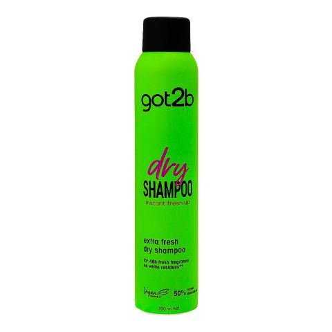 Got2b Fresh It Up Clean & Crisp Extra Fresh Dry Shampoo | Hair Cleansing Care | 200ml