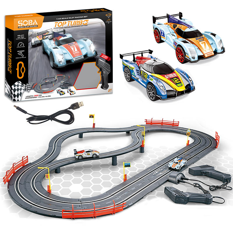 Slot Racing Car New Creative Children's Education Electric Slot Racing Car Sets