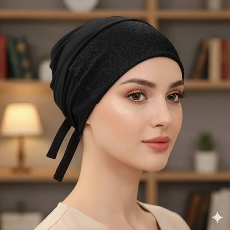 shimmer glitter golden Muslim Headscarf Inner Hijab Caps Wraps Women Islamic Under Scarf Ninja Scarf Ramadan Stretch Cotton Bonnet Caps
