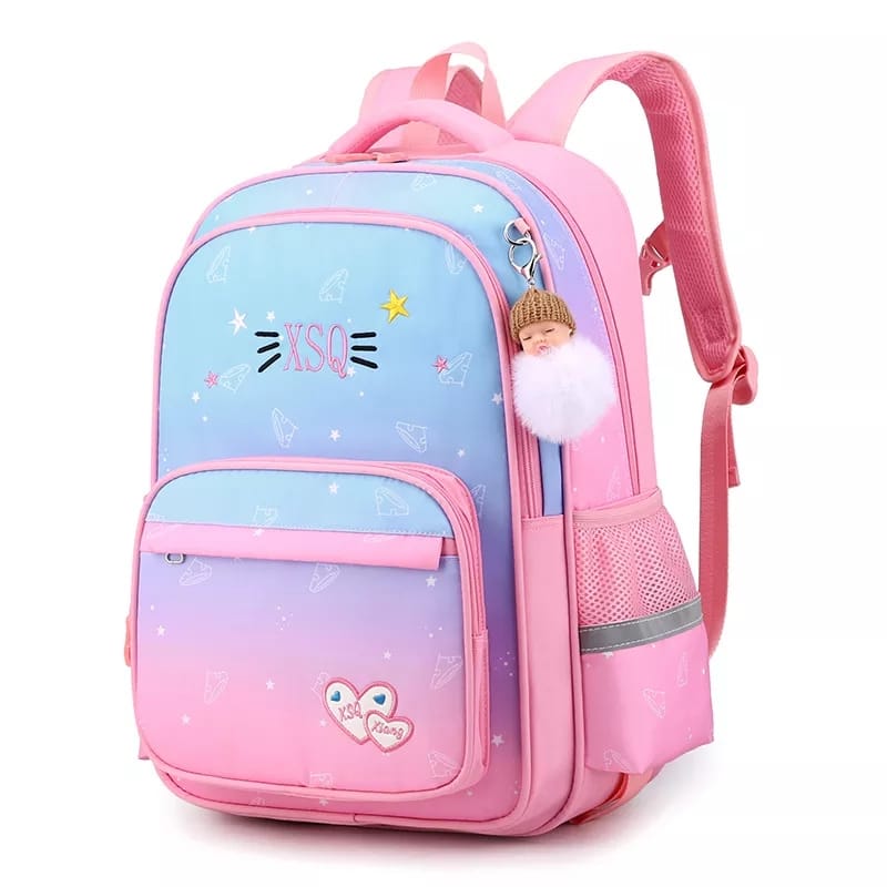 Pink Girls Backpack for School bag kids bag, Children bag, School