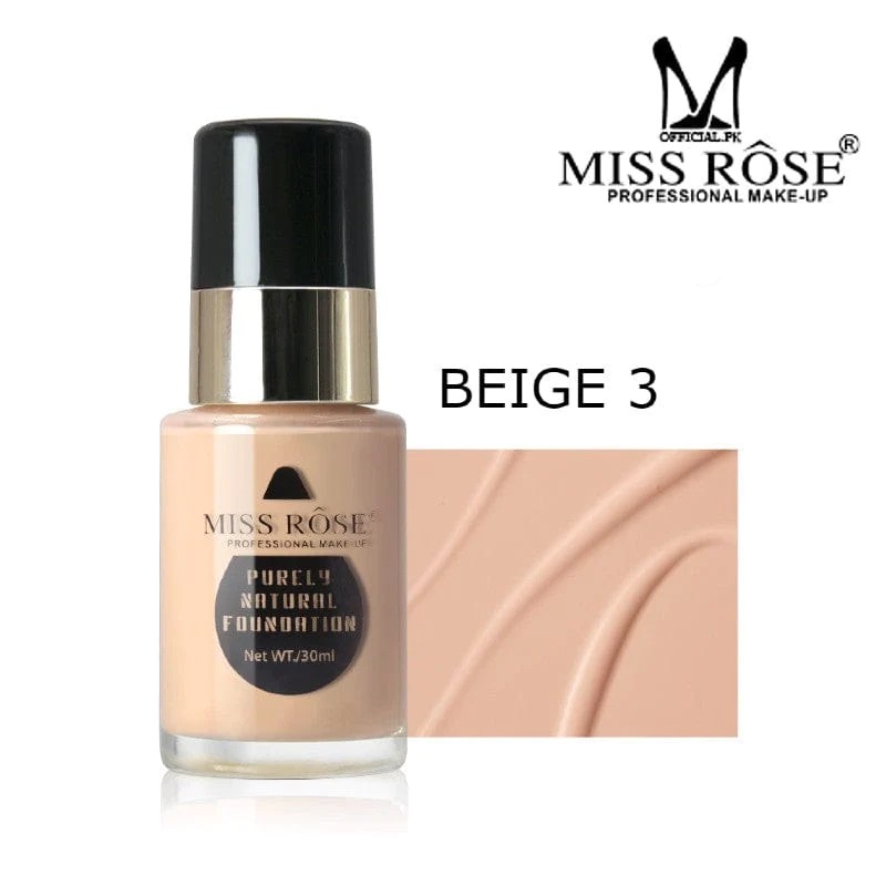 Waterproof Moisturizing Oil Free Full Coverage Deep Whitener Liquid Foundation 30Ml