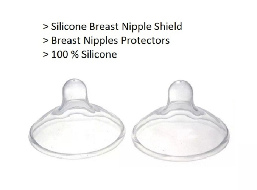 Silicone Breast Nipple Shield for Nursing Moms – Soft, Flexible & BPA-Free Nipple Protector for Breastfeeding | Comfortable Milk Feeding Shield for Cracked, Sore, or Flat Nipples | Safe Baby Feeding Accessory for Mothers