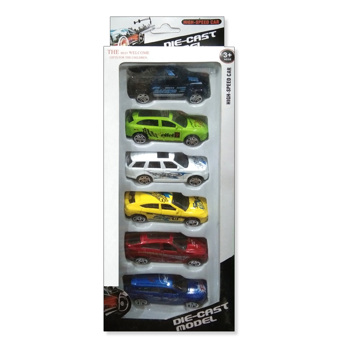 6 Pcs Set - Metal Die Cast Cars Toys Set For Kids and Boys Diecast Vehicles Toy
