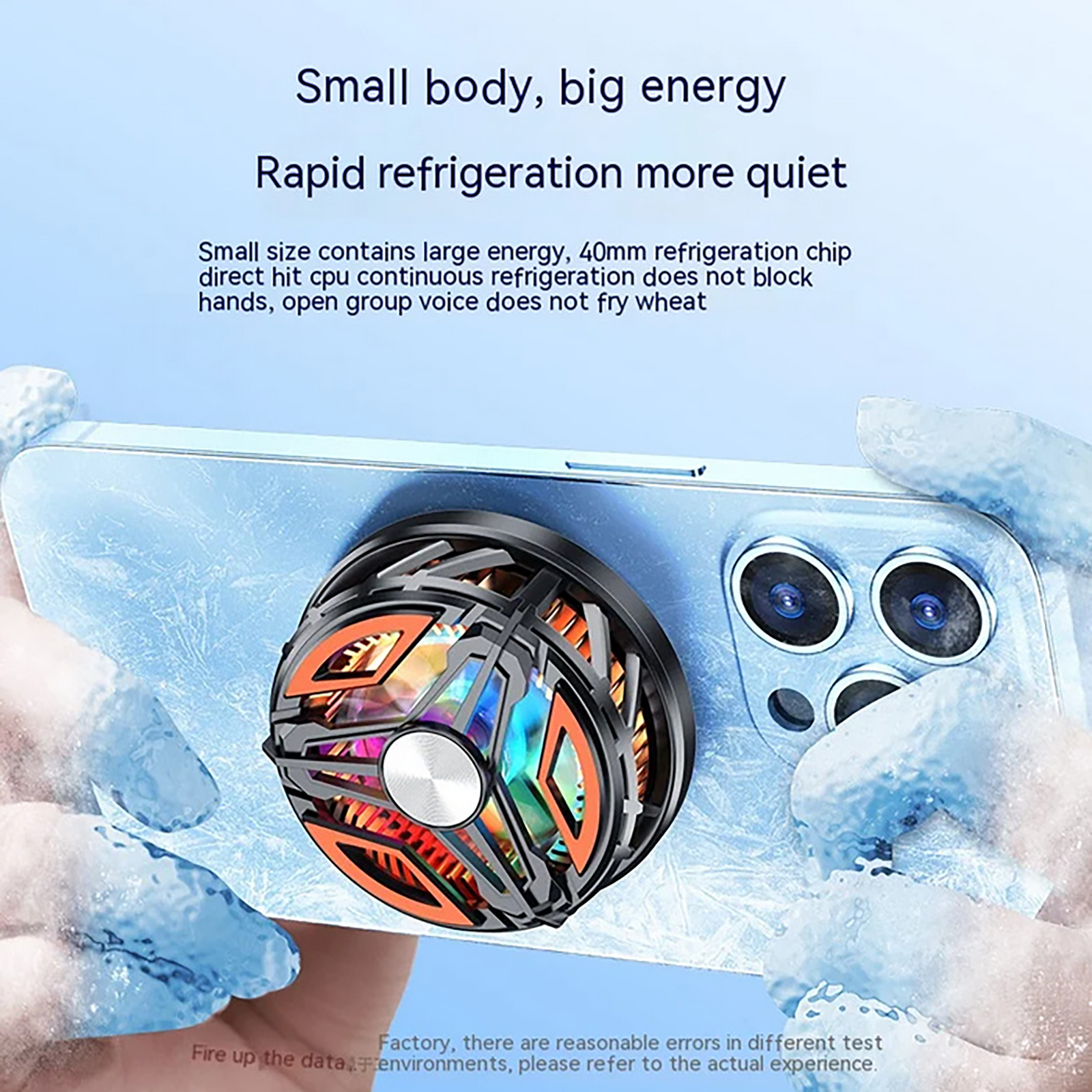 GT31 Magnetic Phone Cooler Mobile Phone Cooling Fan Semiconductor Phone Radiator - Heat Sink Game Cooler System Mobile Cooling Fan Gaming Case Cold Wind Handle Cool Semiconductor Fan For PUBG Phone Cooler , FREEFIRE