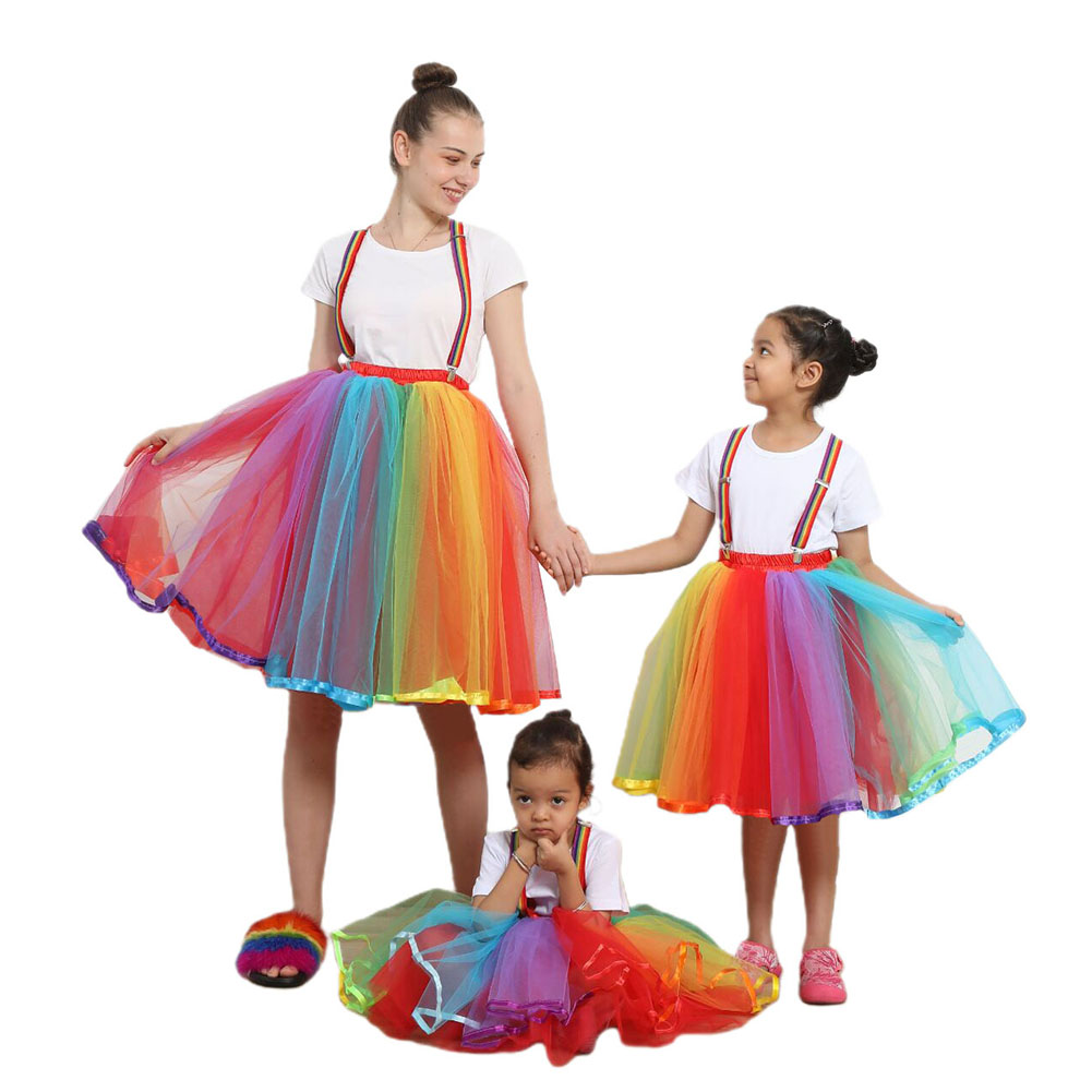 rainbow baby dress for mom