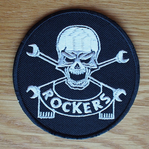 Motorcycle Biker rocker iron on sew on patch  kids clothing jeans repair bag cap shirt jacket shoes sports craft badge#159