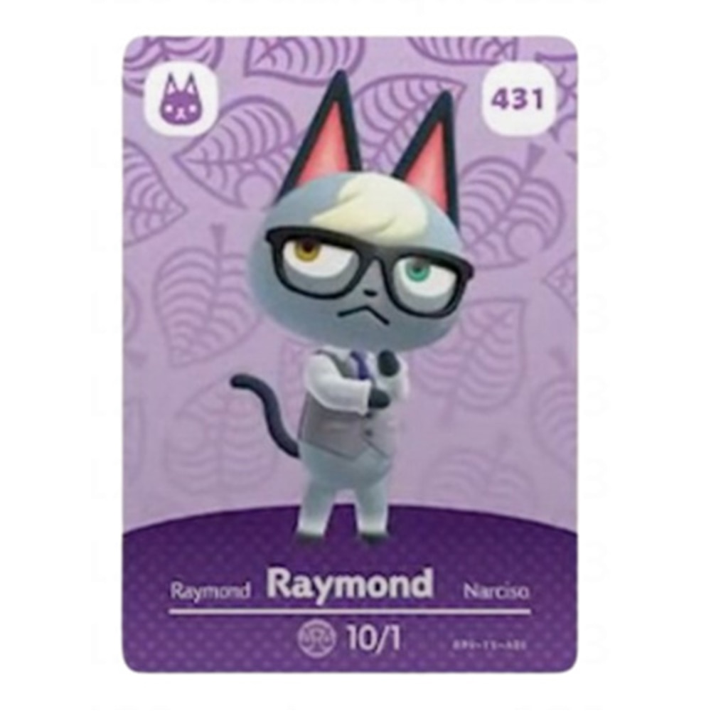 Raymond 431 Amiibo Cards Animal Crossing Raymond Raymond Card Animal  Crossing Simple 3C】48pcs Crossing