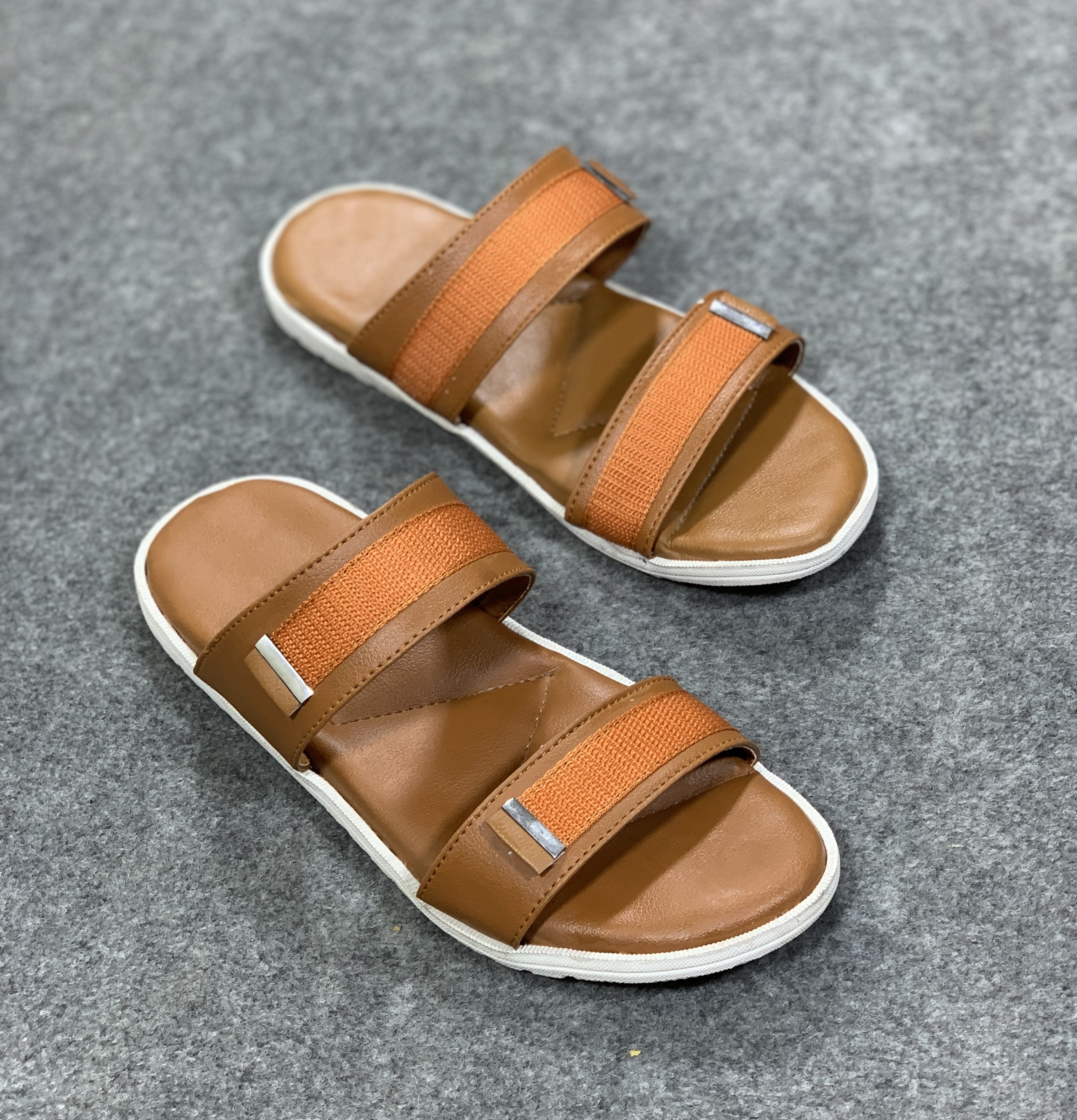 Leather Sandals For Mens Washable Slippers For Mens