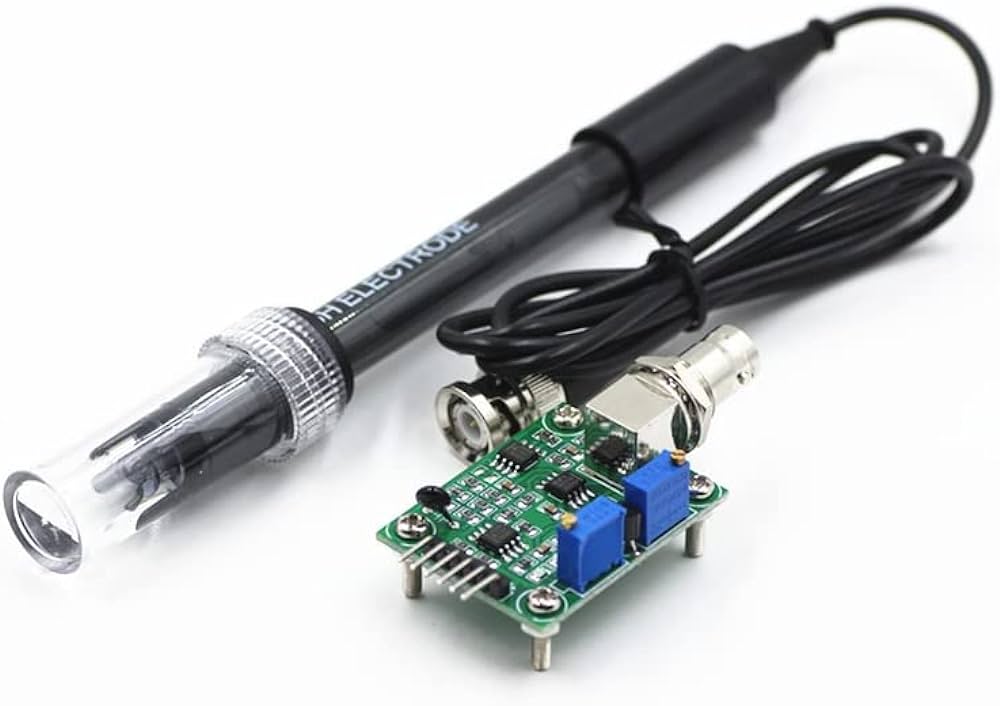 E-201-C-9 pH Sensor Kit temperature PH electrode value detection module ...