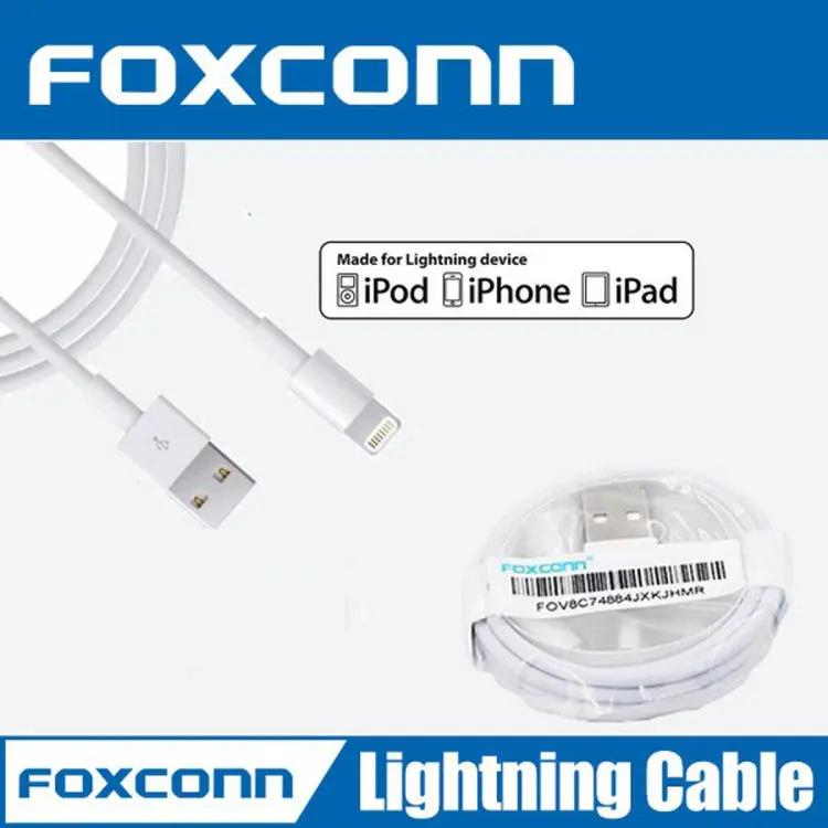CABLE USB IPHONE LIGHTNING 5 6 7 8 X 11 12 13 Pro Max Foxcoonn