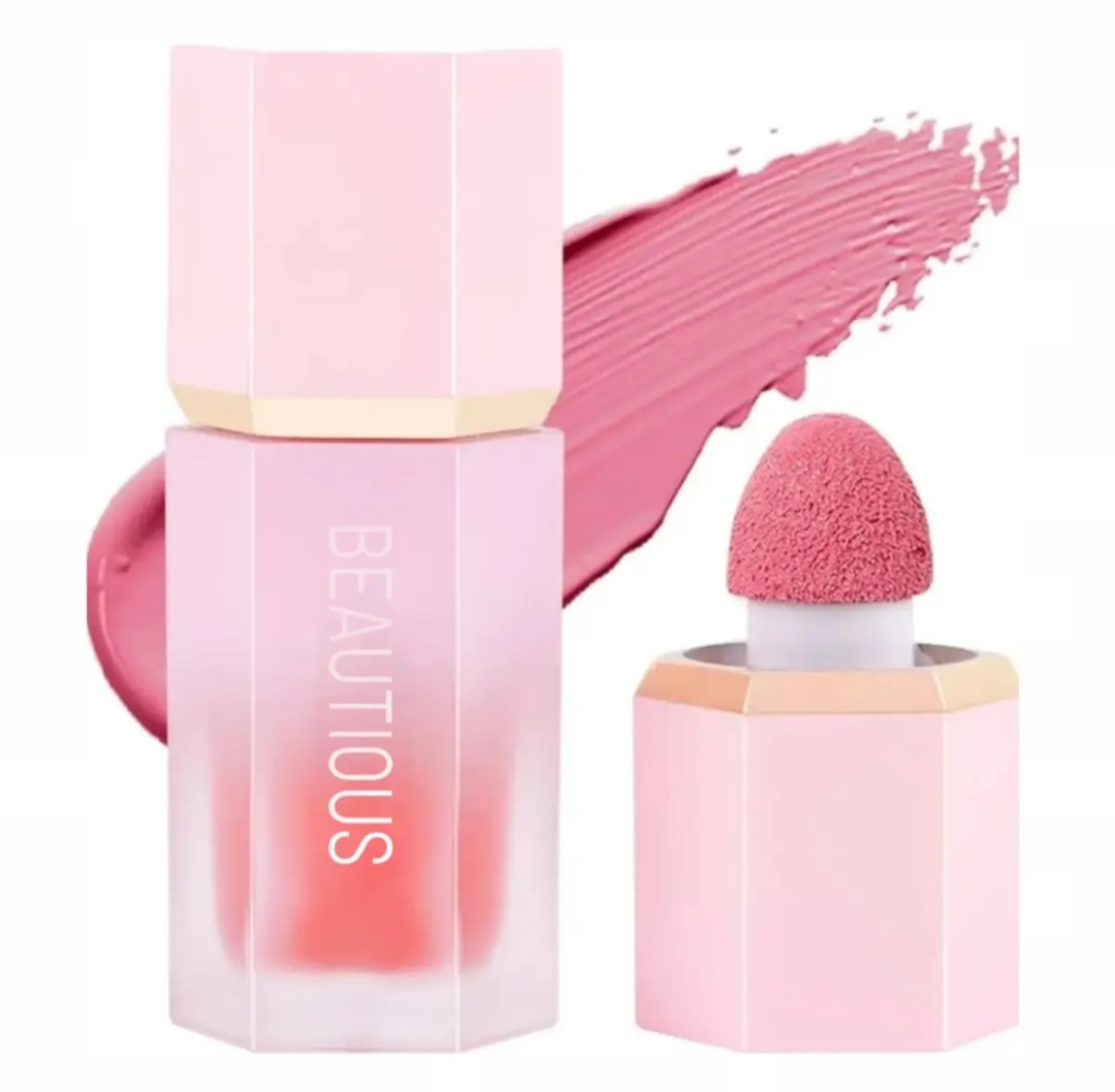 Beautious Pack of 1 Air Cushion Liquid Blush Natural Long Lasting Matte Cheek Liquid Blusher Makeup