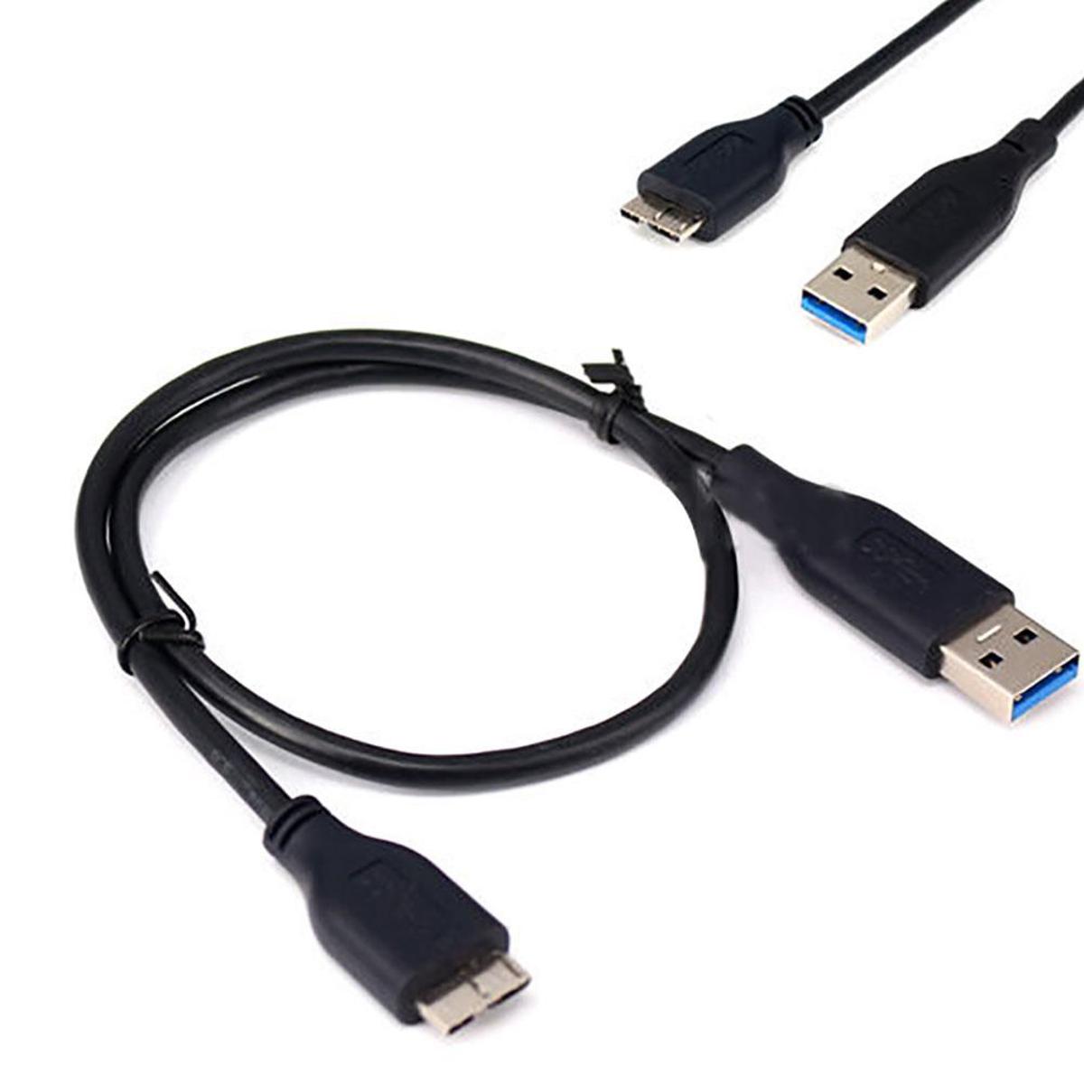 WD Micro USB 3.0 Cable A to Micro B for WD My Passport and WD Elements Series External Hard Drives