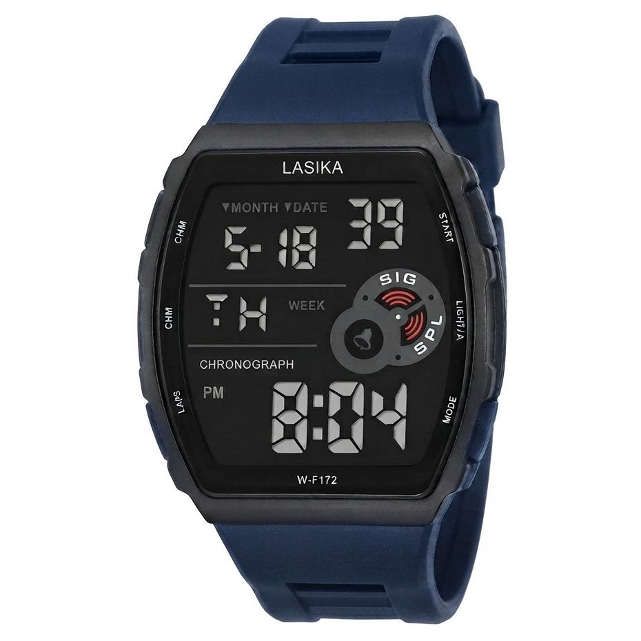Waterproof Military Digital Watch for Men - Tactical Sports LED Wrist Watch with Alarm, Stopwatch & Date - Rugged Outdoor Fashion Watch