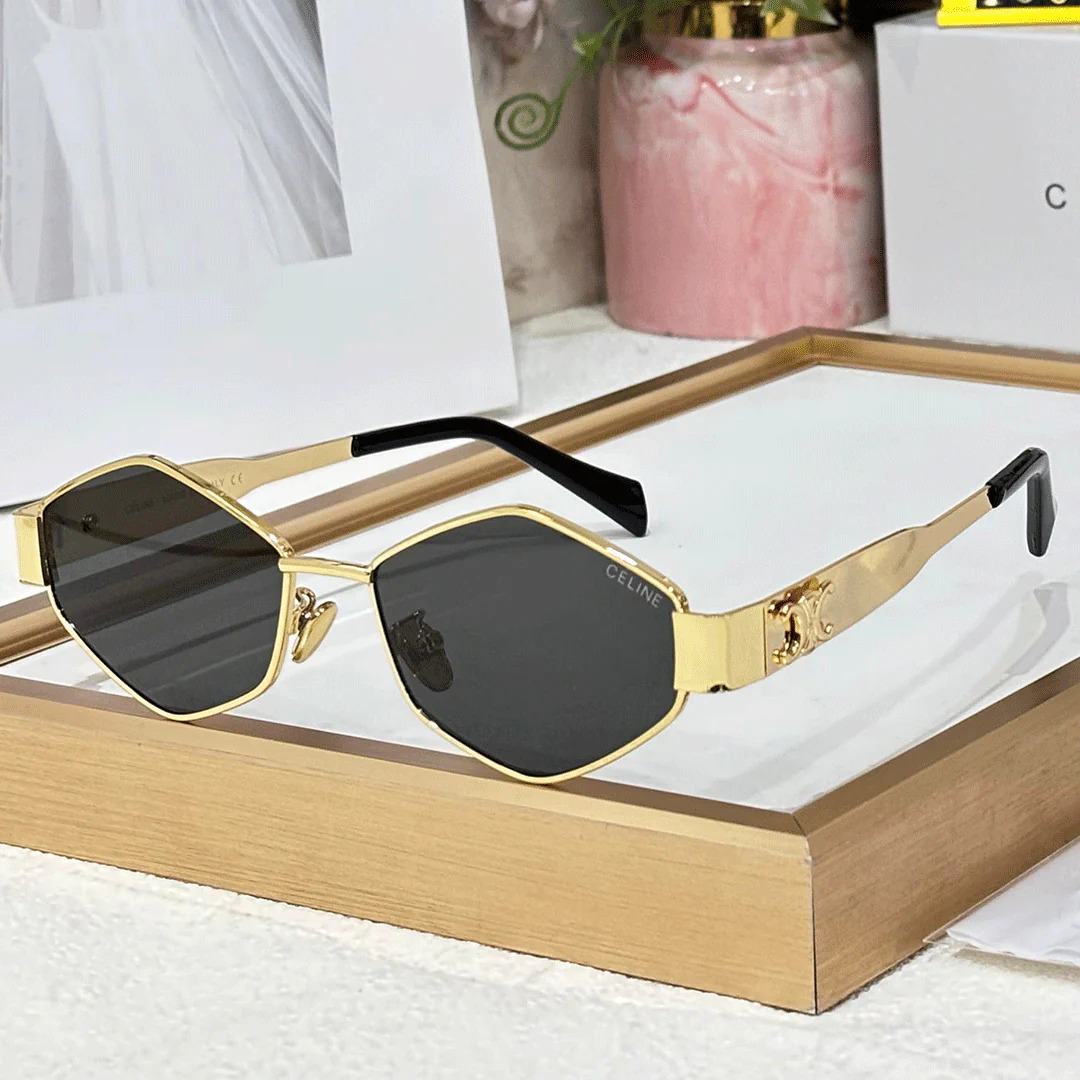 Retro Hexagon Polarized Sunglasses for Women – Stylish Small Frame Fashion Shades | UV400 Protection