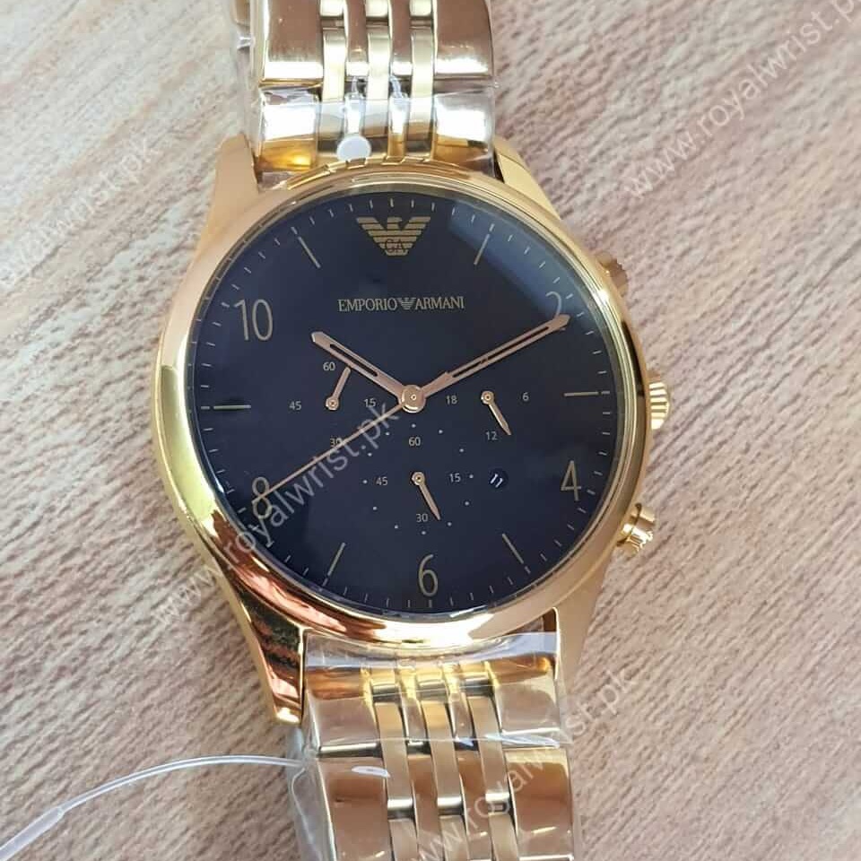 Stainless Steel Emporio Armani Ar1893 Men's Chronograph Watch