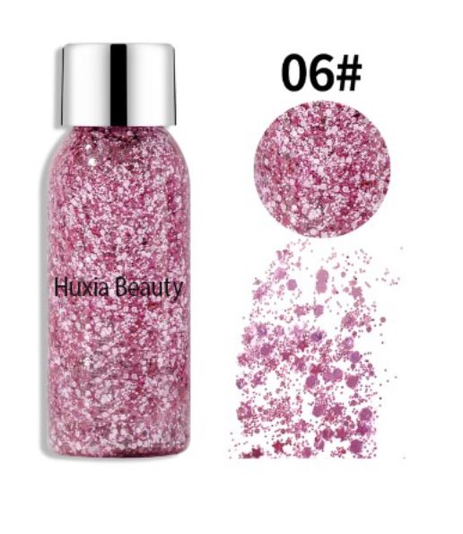 Julystar  makeup glitter eye shadow liquid face body sequins gel liquid eye shadow makeup  30ml  9001-022