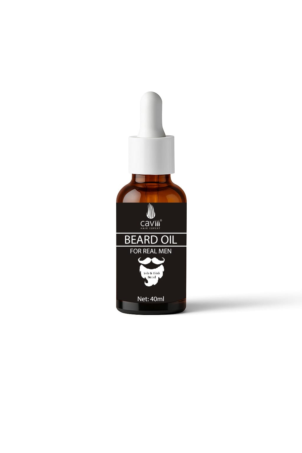 Caviii Beard Oil for hair regrowth with free Derma roller 0.5mm