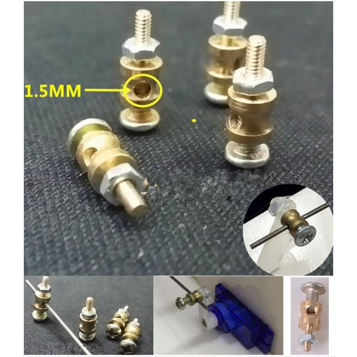 5/Pcs Easylink Servo rudder Aileron Elevator Rods angle regulator for Rc Plane