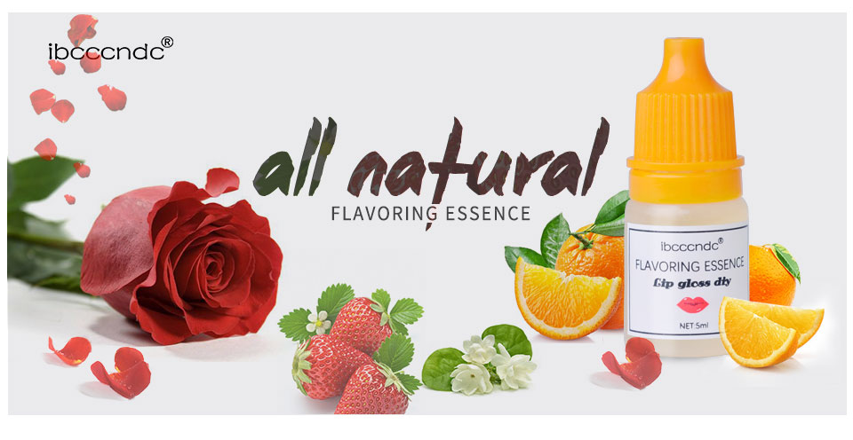 4pcs 5mlnatural Flavor Essence For Handmade Cosmetic Lip Gloss
