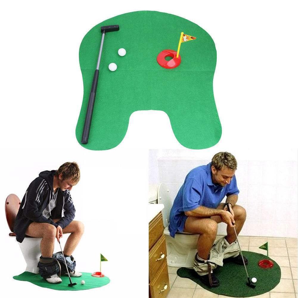 Potty Putter Toilet Golf Game Mini Golf Set Toilet Golf Putting Green  Novelty Game For Men and Women Practical Jokes: Buy Online at Best Prices  in Pakistan | Daraz.pk