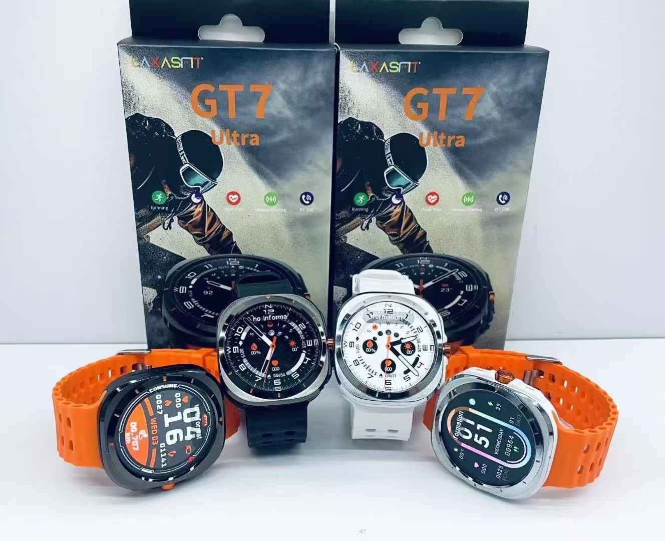 GT7 Digital Wrist Watch 1.52 Inch HD Full Display, Bluetooth Calling, Fitness Activity Tracking, Waterproof Design, Health Monitoring, Multifunctional Watch, Android & Smartphone Compatible