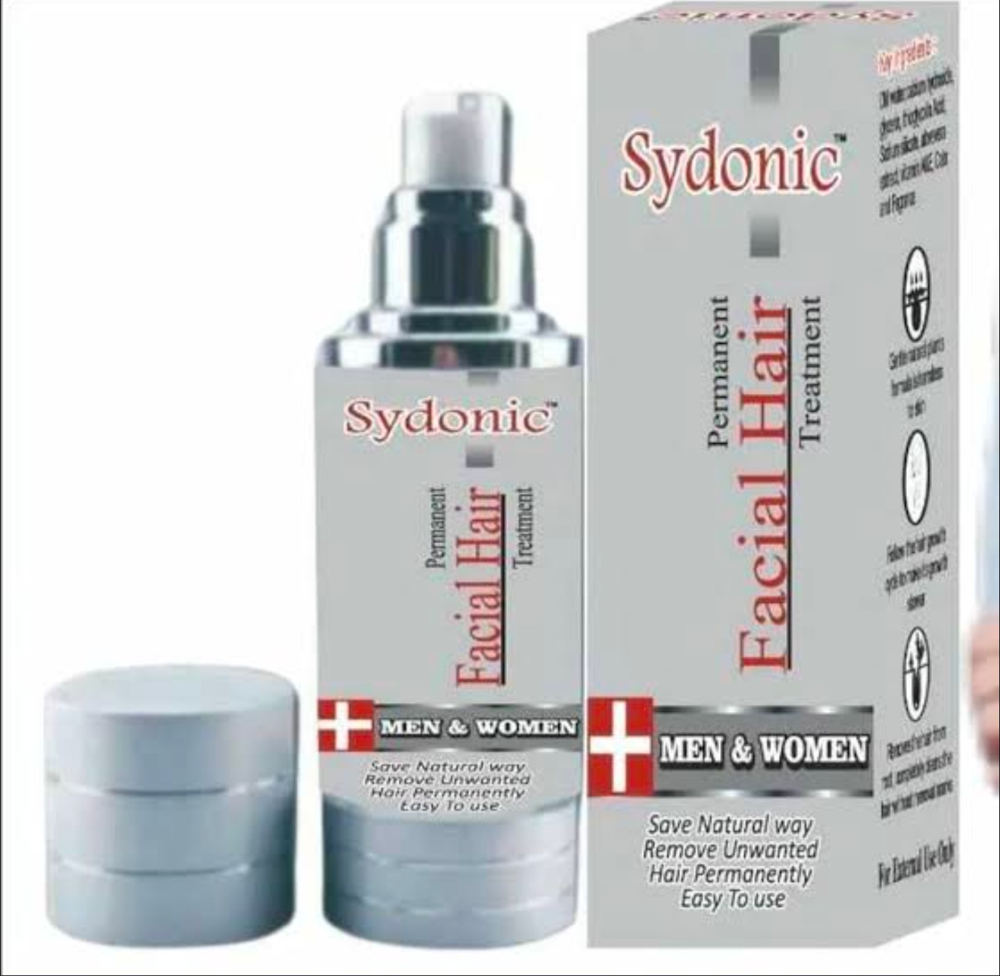 Sydonic Permanent Facial Hair Treatment - Long-Term Smoothness Without Pain