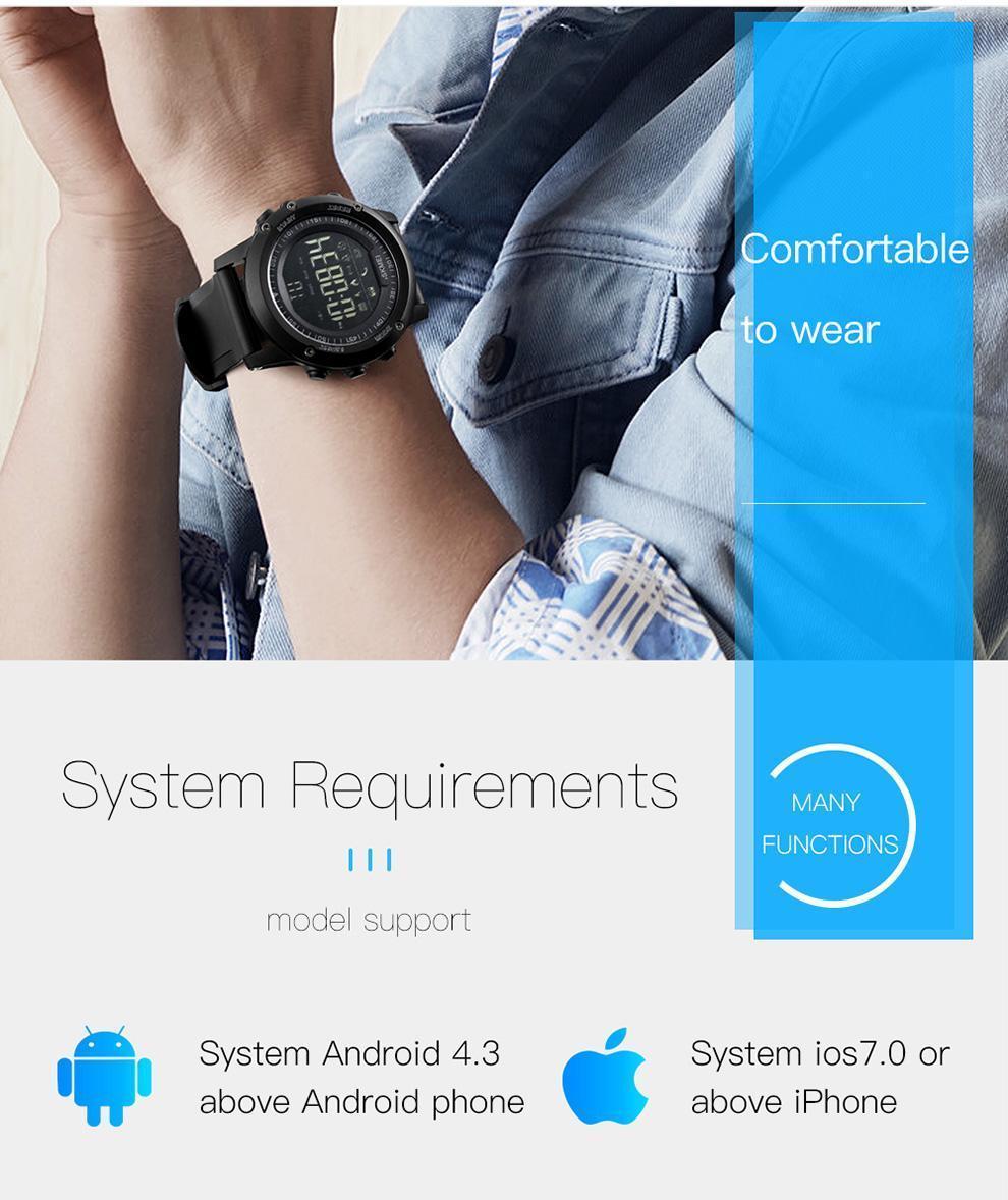 SKMEI 1321 Reloj inteligente para hombres Podómetro Imperme | Linio Perú -  GE582SP00BDPGLPE