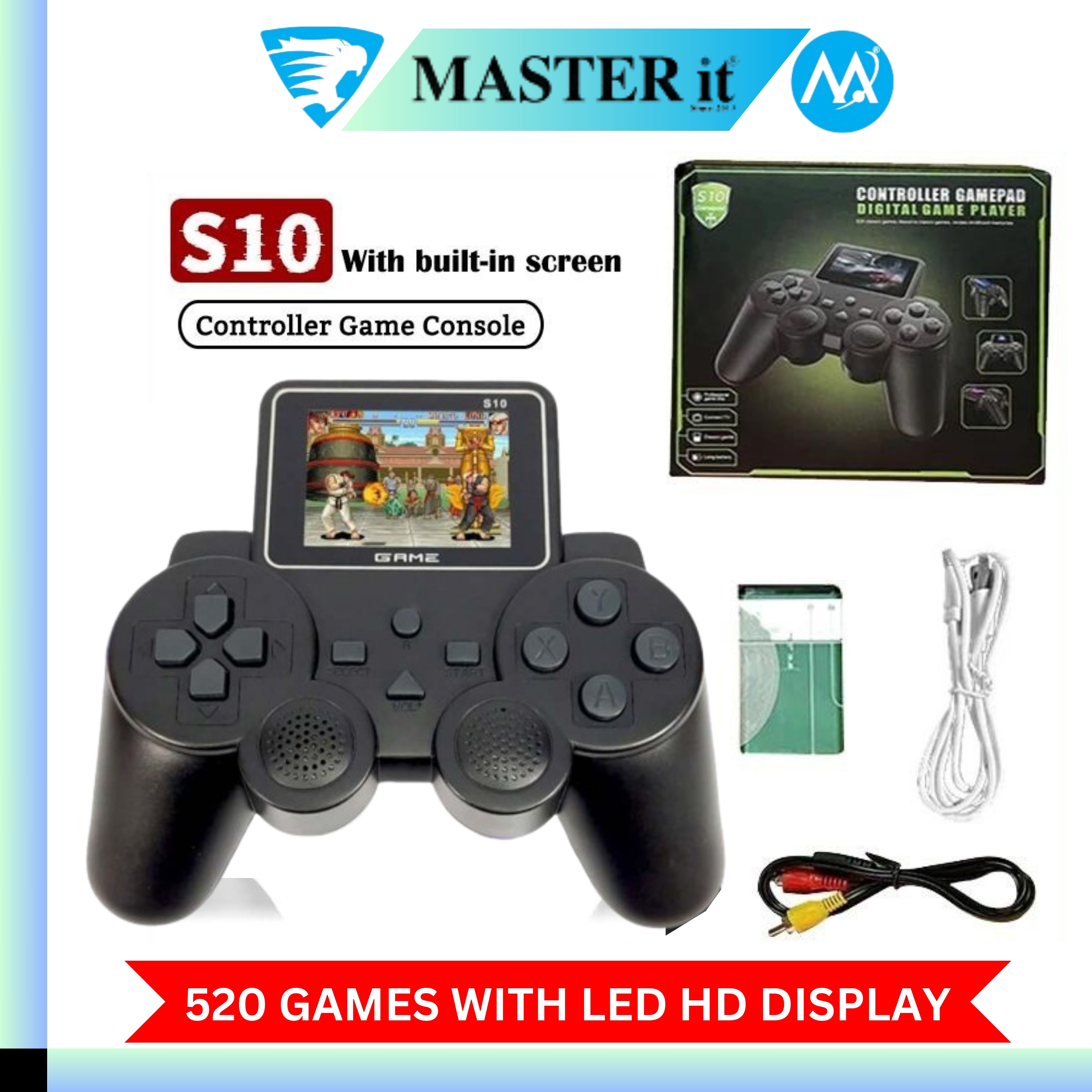 Games Controller Joystick 520 Game S10 Handheld Game pad Digital Game