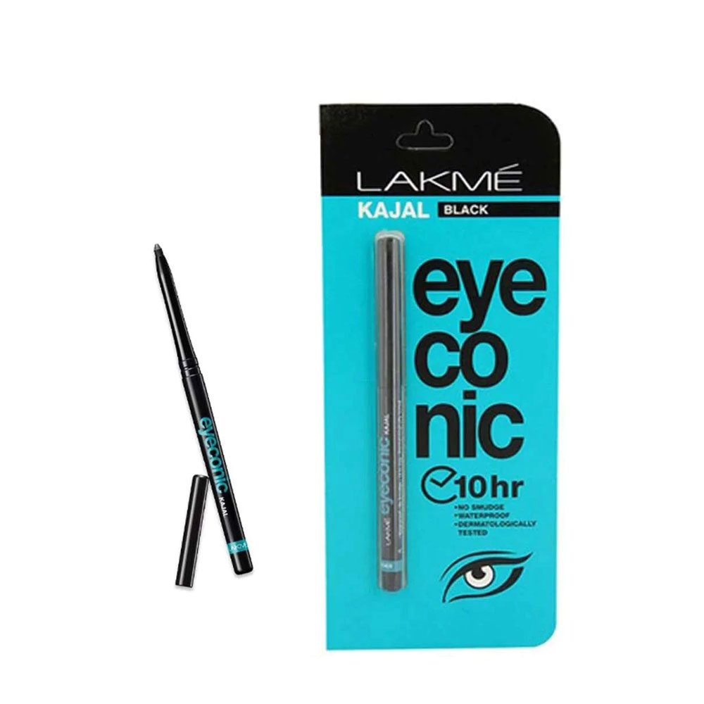 Intense Black White Kajal Pencil | Smudge-Proof, Long-Lasting Eye Liner | Easy Glide, Waterproof Kajal for Bold, Defined Eyes