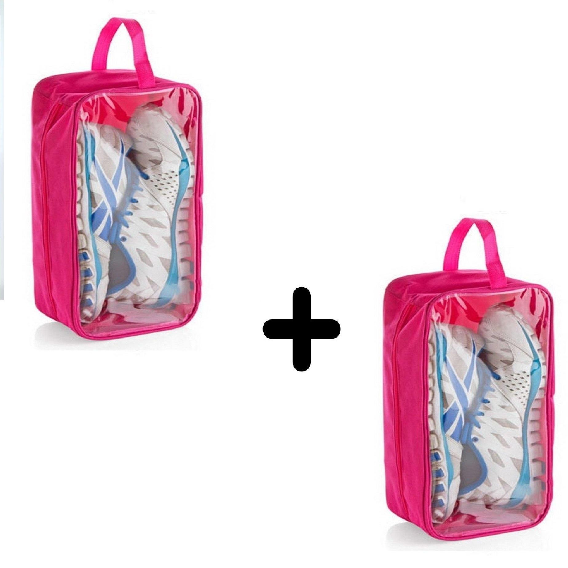 Pack of 02 - Travel Shoes Organizer Storage Bag