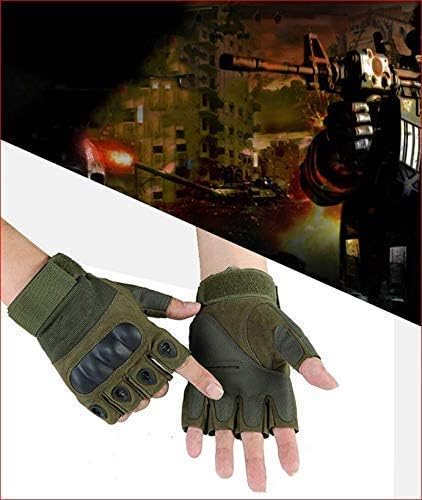 Half Finger Gloves For Men Finger less Hard  Combat Gloves Men Hiking Cycling Gloves