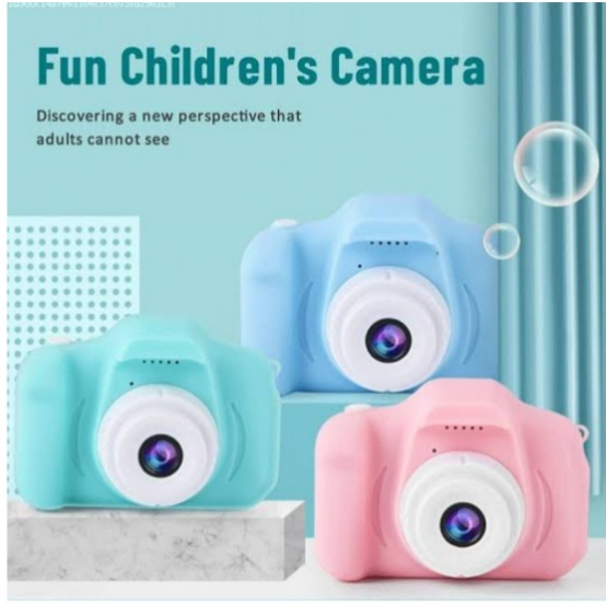 Mini Portable Digital Camera For Children IPS Display Can Take Pictures & Video Built-in Rechargeable Battery