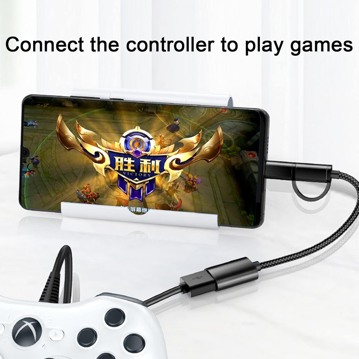 Universal OTG Adapter for All Models of Amazon Kindle, Amazon Fire, Google and Samsung Tablets and Phones. Connect USB Flash Drives, Keyboards External Hard Drives with Ease.