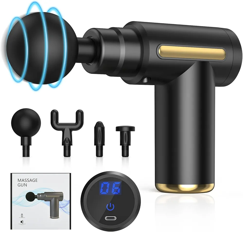 Powerful Deep Tissue Massage Gun – Multiple Attachments & Adjustable Speed - Rechargeable Deep Tissue Massage Gun – Full Body Pain Relief & Muscle Recovery Massager in Pakistan - massager -massager machine