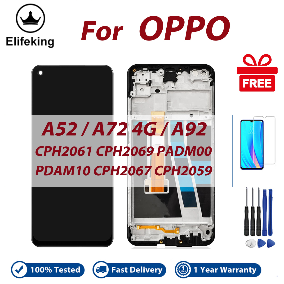 A92 Oppo A52 Display Combo Price Oppo A52 Touch Screen Price