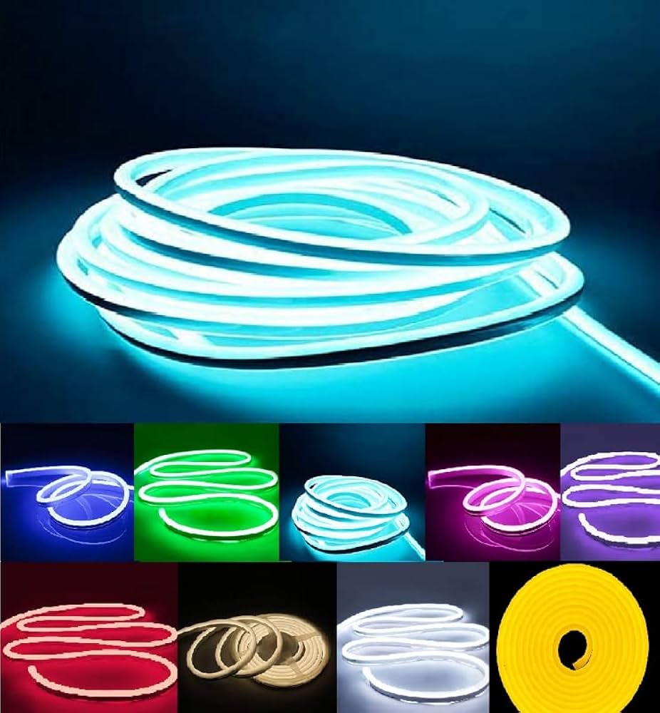 Neon Lights For Room - Led Strip Light - 1 Meter Lights For Gaming Room - Lights For Mirror - Night Light - Lights For Room Decoration - Flexible Neon Light