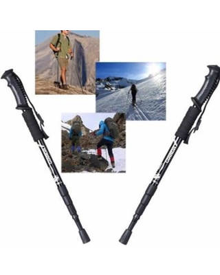 Trekking Pole - Adjustable Antishock Trekking Hiking Walking Stick