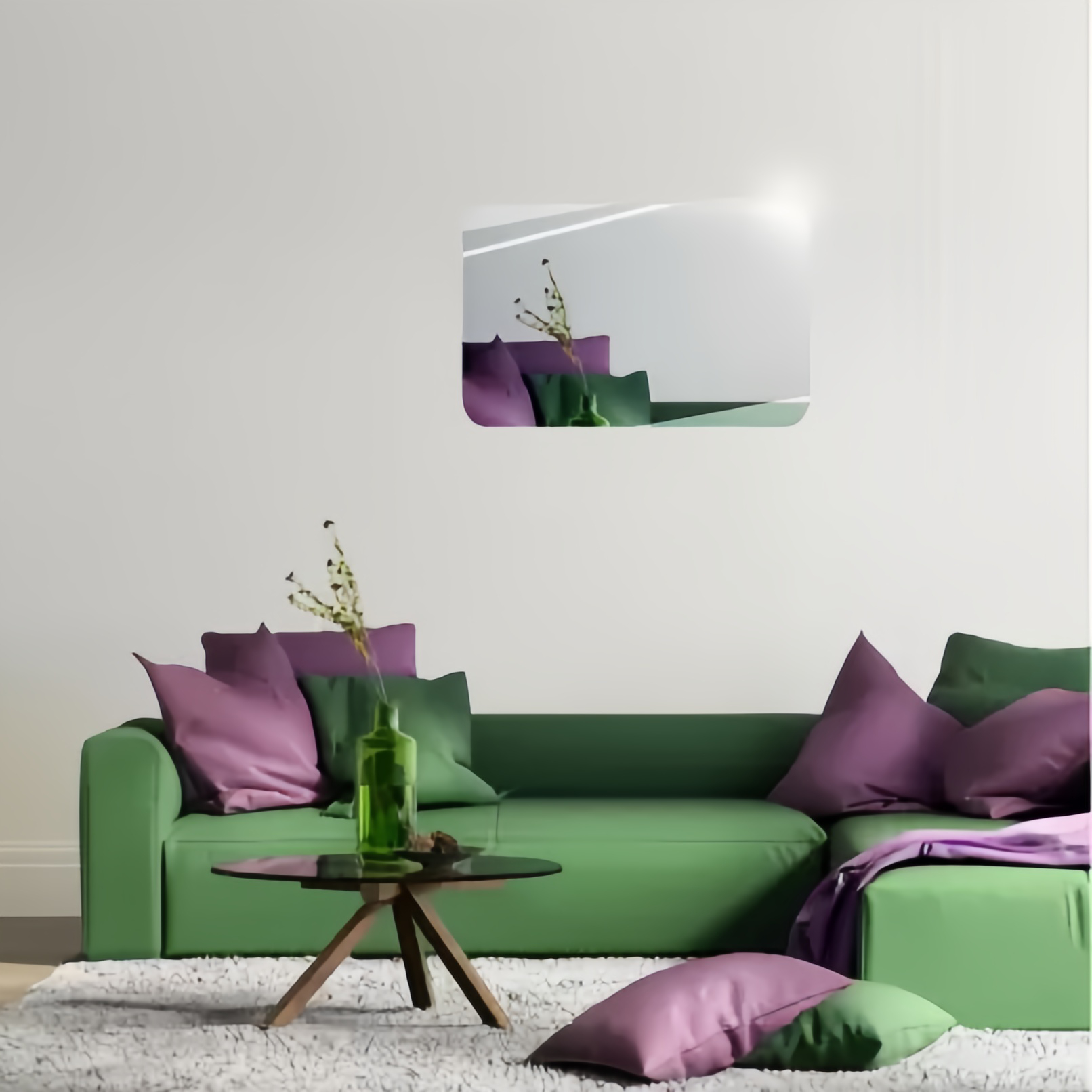 mirror for wall Mirror Wall Sticker Mirror Wall Sheets Oval Shape