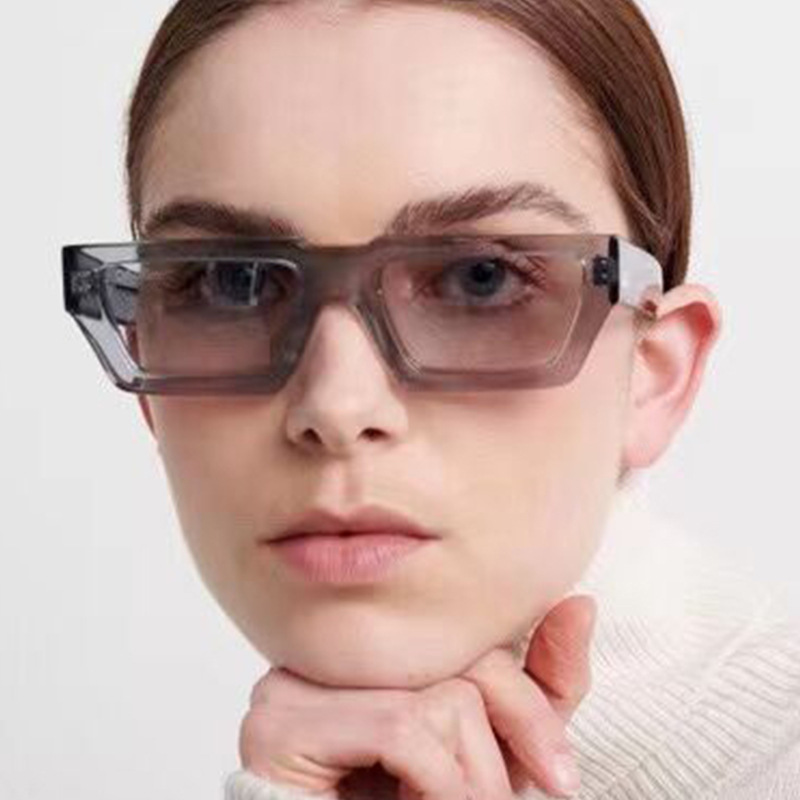 Yoovos 2022 Square Shades Men Brand Designer Eyewear Men/women
